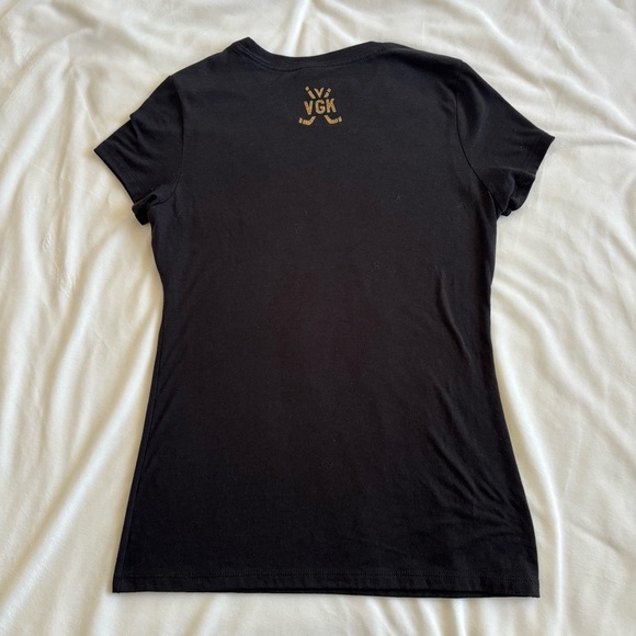 Hill Yeah 33 T-shirt Adin Vegas Golden Knights VGK Black Glitter Women's Size XS - Picture 3 of 4